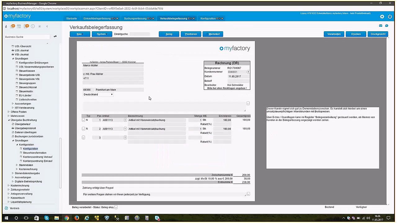 Webinar ERP/FMS Wareneinsatzbuchungen